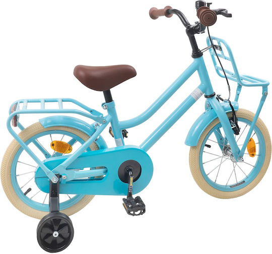 vidaXL Bicicletă Copii BMX 14" Albastru Deschis