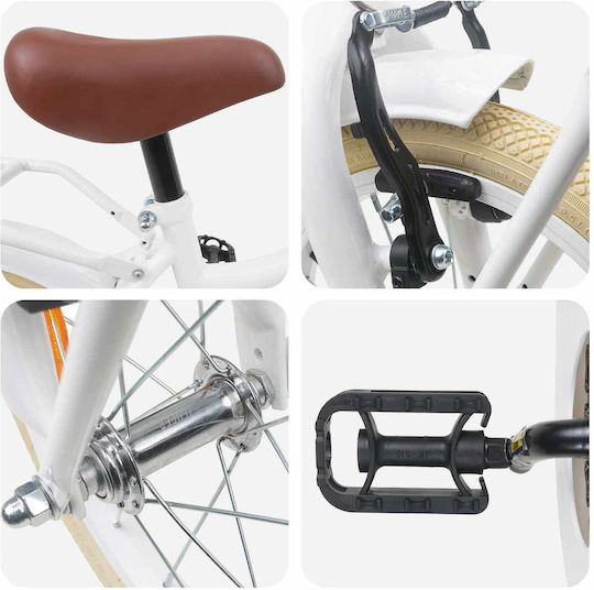 vidaXL 12" Kinderfahrrad BMX Weiß