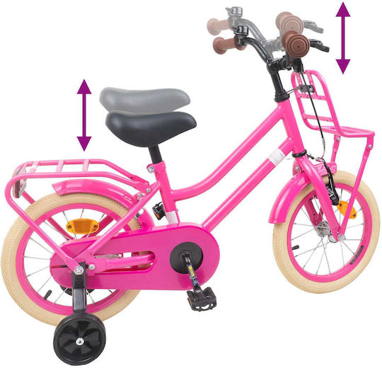 vidaXL 14" Kinderfahrrad BMX Rosa
