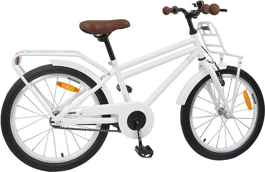 vidaXL 18" Kinderfahrrad BMX Weiß