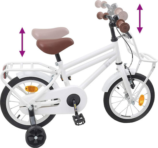 vidaXL 12" Kinderfahrrad BMX Weiß