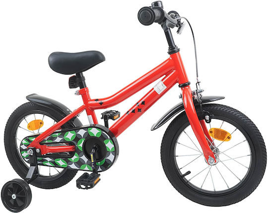 vidaXL 14" Παιδικό Ποδήλατo BMX Κόκκινο