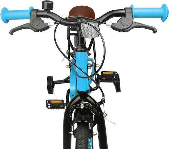 vidaXL Bicicletă Copii BMX 14" Albastru Deschis