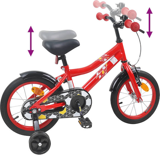 vidaXL 12" Kids' BMX Bicycle Red