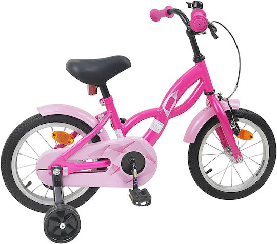 vidaXL 14" Детско Колело BMX Розово