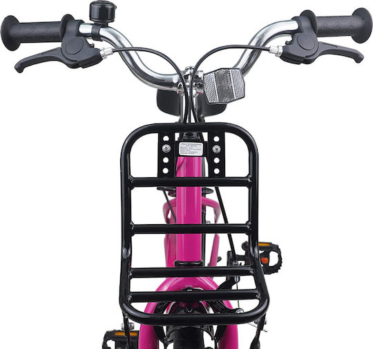 vidaXL Bicicletă Copii BMX 18" Roz