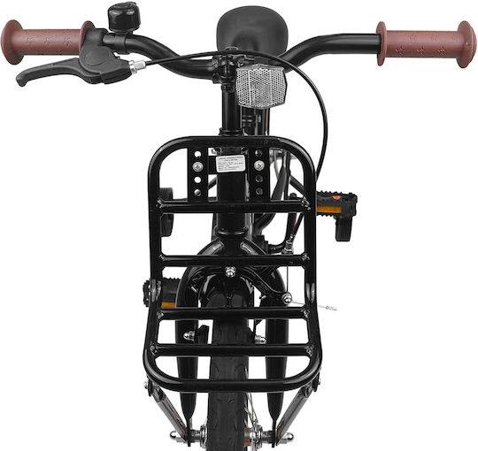 vidaXL 16" Παιδικό Ποδήλατo BMX Μαύρο