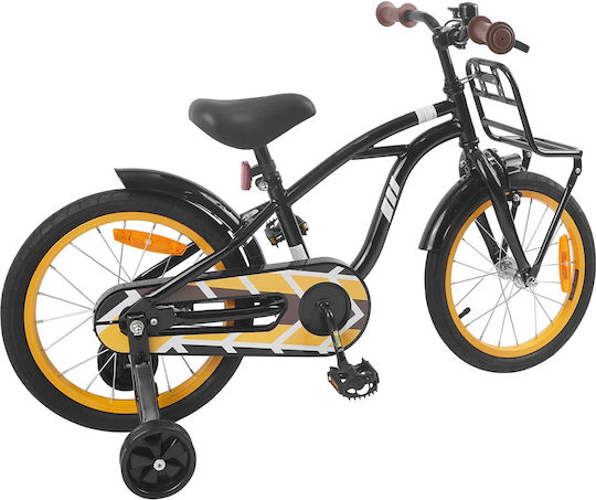 vidaXL 16" Παιδικό Ποδήλατo BMX Μαύρο