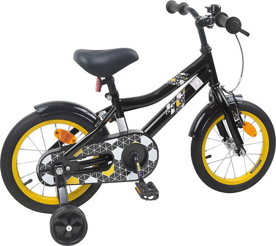 vidaXL 12" Детско Колело BMX Черно