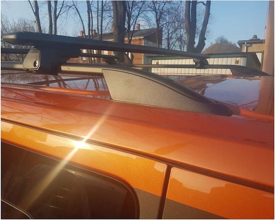 Roof Rails Ford Transit Custom Short 2012-2023 Color Black L1