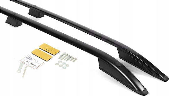 Roof Rails Ford Transit Custom Short 2012-2023 Color Black L1