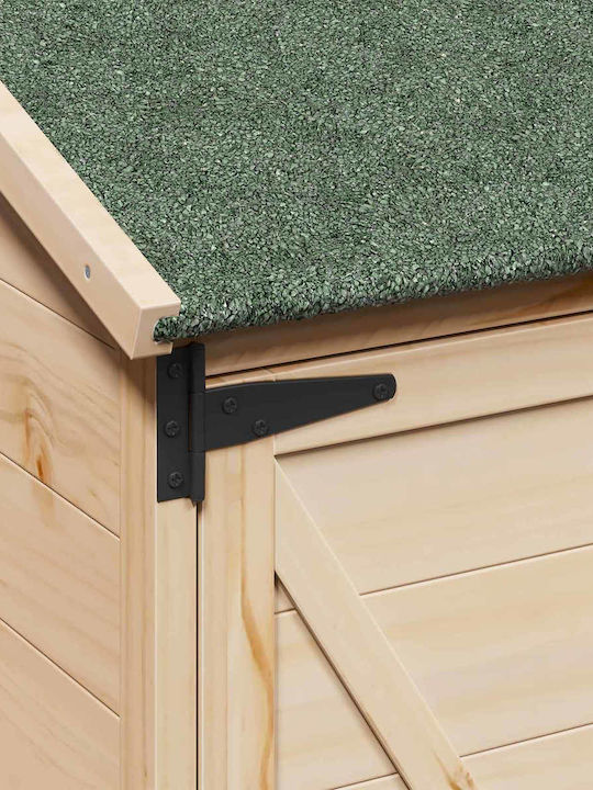 Wooden Garden Shed M0.595xW0.56xH1.765m