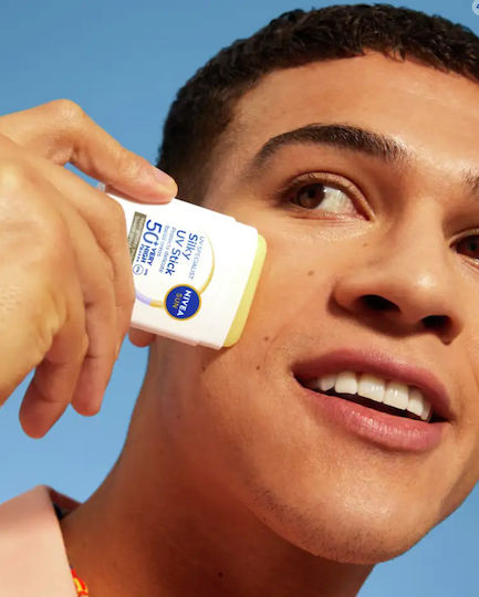 Nivea Sun Silky Αδιάβροχο Αντηλιακό Stick Προσώπου SPF50+ 15gr