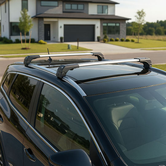 Autodachträger Integrierte Dachreling Renault Kadjar Ab 2015 Silber