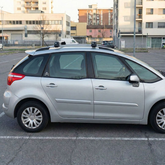 Autodachträger aus Aluminium für Citroen C4 Picasso 2007-2013 mit Dachträgerfüßen Silber