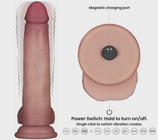 Lovetoy Doppelter Dildo Braun