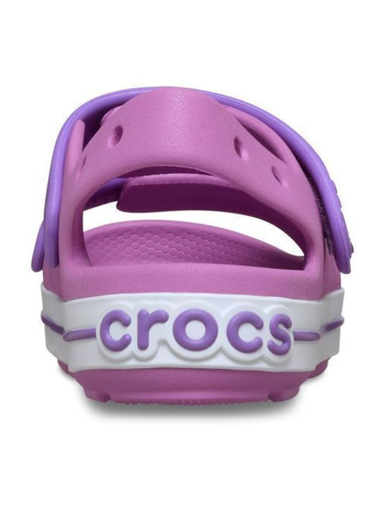 Crocband Παιδικά Ανατομικά Παπουτσάκια Θαλάσσης Ροζ