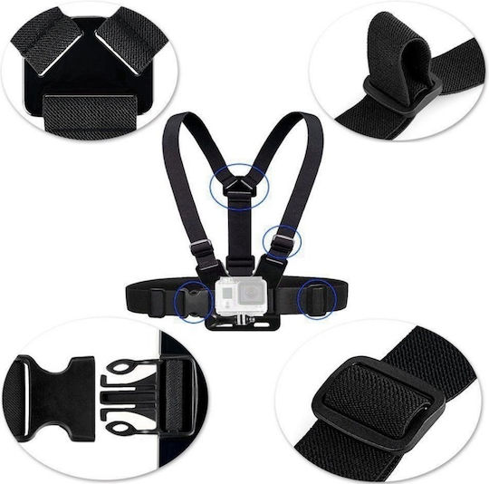 Hurtel Chest Mount Straps Gopro Sports Camera Phone