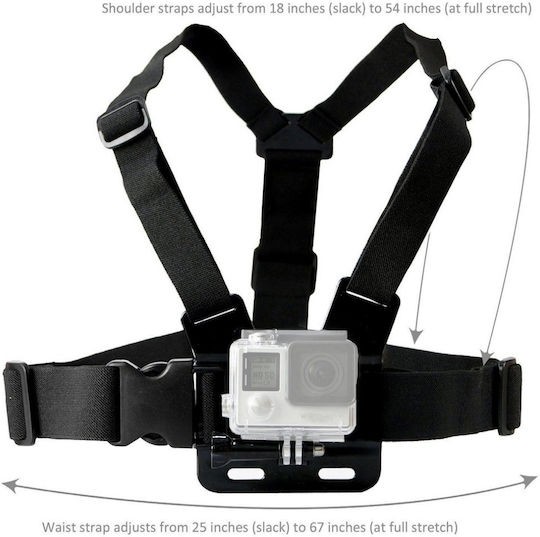 Hurtel Chest Mount Straps Gopro Sports Camera Phone
