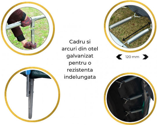 Sportmann Trampolină În aer liber Diametru 183buc cu Net