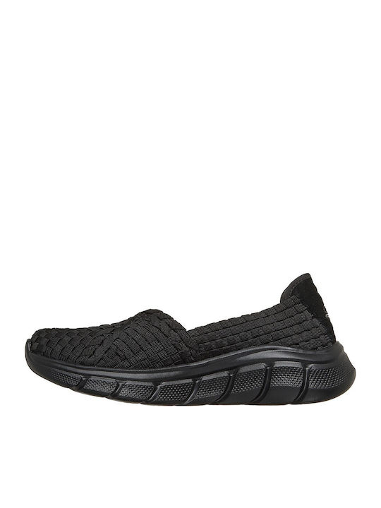 Bobs B Flex Flex Web Damen Mokassins in Schwarz Farbe