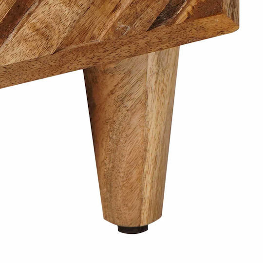 vidaXL Badezimmer Waschtisch-Einheit ohne Waschbecken mit Spiegel & Spalte M62xB33xH58cm Mango