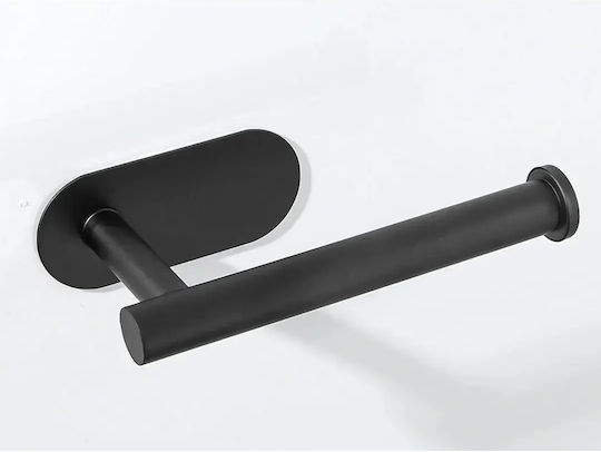 Verk Group Wandmontierter Metallischer Papierhalter Schwarz