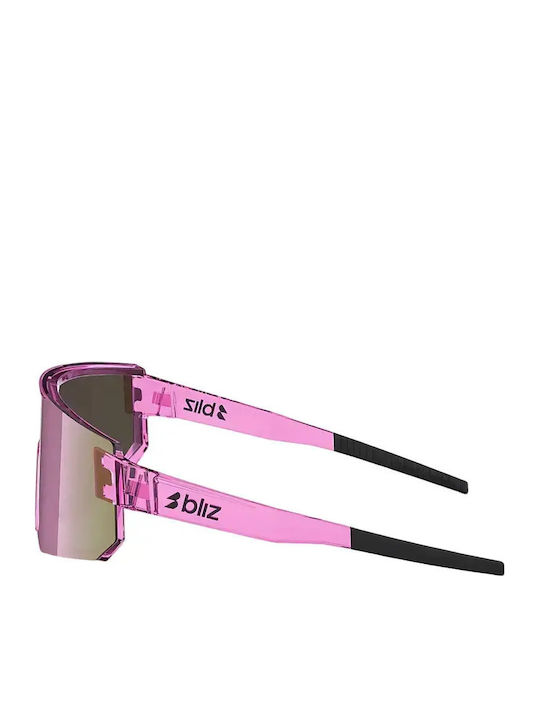 Bliz Small Unisex Γυαλιά Ηλίου με Διάφανο Σκελετό και Διάφανο Καθρέφτη Φακό 702807