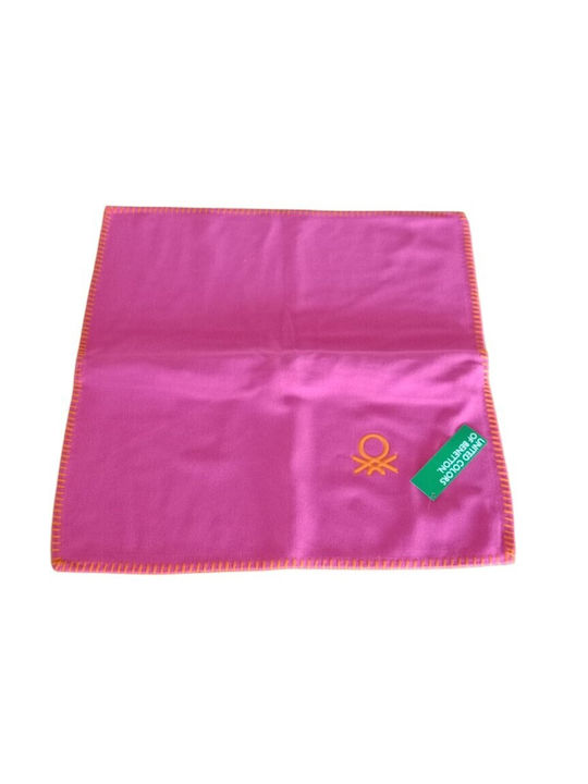 Benetton Decorative Pillow Case Fleece Yellow 47x47cm