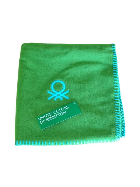 Benetton Διακοσμητική Μαξιλαροθήκη Fleece Λαδί 47x47εκ.