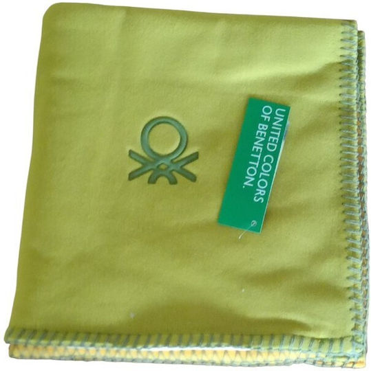 Benetton Dekorativer Kissenbezug Vlies Rote 47x47cm