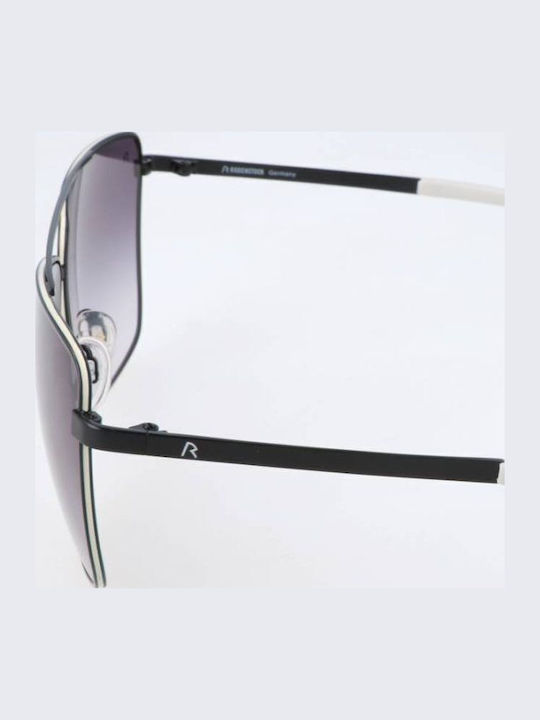 Rodenstock Unisex Sunglasses with Black Frame and Gray Lens R1408