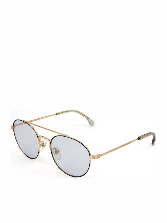 Lozza Men's Sunglasses with Gold Metal Frame and Gray Lens SL2313M 302G