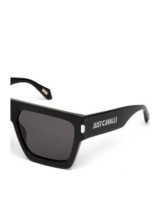 Just Cavalli Unisex Ochelari de soare cu Negru Cadru și Negru Lentilă JC107 0700