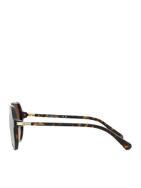 Swarovski Feminini Ochelari de soare cu Maro Tortoise Cadru și Maro Degrade Lentilă 100213