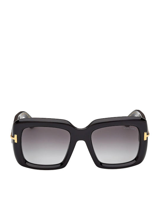 Tom Ford Icon Collection Ανδρικά Γυαλιά Ηλίου με Μαύρο Σκελετό και Μαύρο Ντεγκραντέ Φακό TF1330 01B