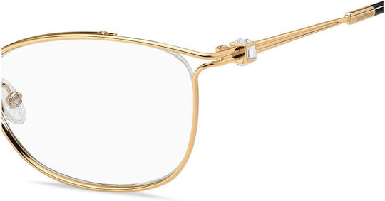 Max Mara Rame Ochelari Metalic Pentru Femei Auriu MM 1358 000