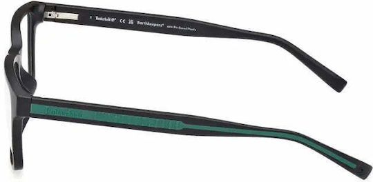 Timberland Männer Acetat Brillengestell Schwarz TB1842-H 002