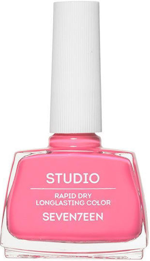 Seventeen Studio Rapid Dry Lasting Color Glossy Βερνίκι Νυχιών Quick Dry Κόκκινο 11 12ml