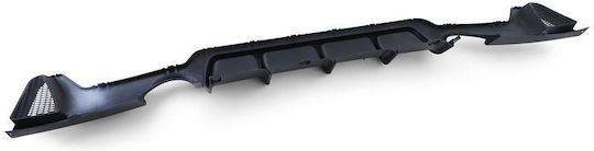 Diffuser Πίσω Προφυλακτήρα Bmw 4 F32 Coupe F33 Cabrio F36 Gran Coupe 13-21 M-tech Μαύρο Ματ 2 Μονές Τρύπες Εξάτμισης Αριστερά & Δεξιά 0----0 Abs Πλαστικό 1 Τεμάχιο
