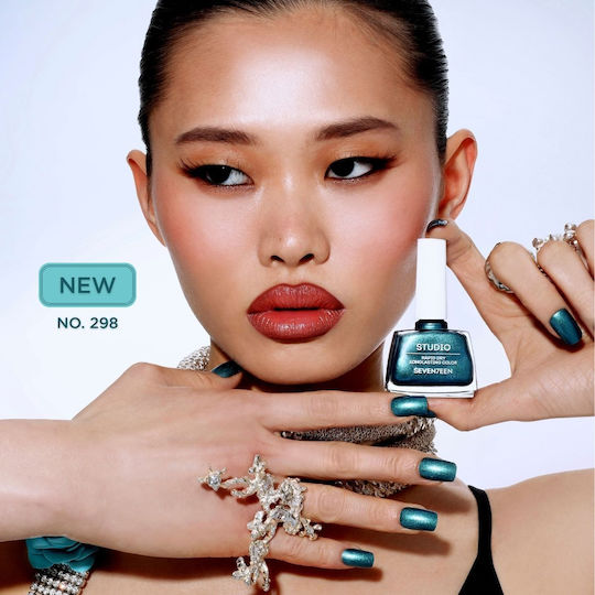 Seventeen Studio Glossy Long Lasting Nail Polish Quick Dry No 299 12ml