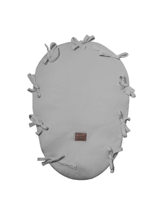 Beboulino Βρεφικό Μαξιλάρι Φωλιά White Grey 53x75εκ.