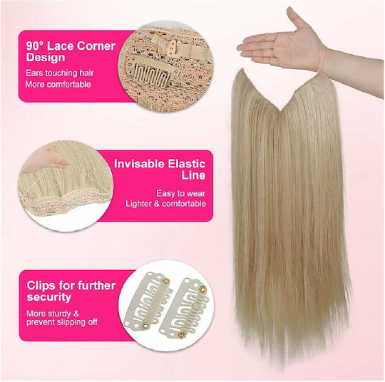 Hair Extension with Clip in Black Colour 60cm