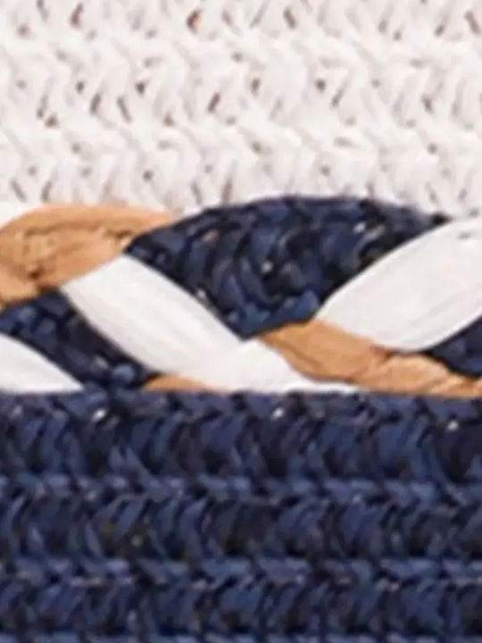 Bonatti Wicker Blue Beach Bag