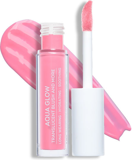 Seventeen Aqua Glow Υγρό Κραγιόν 01 Baby Pink Glow 5ml