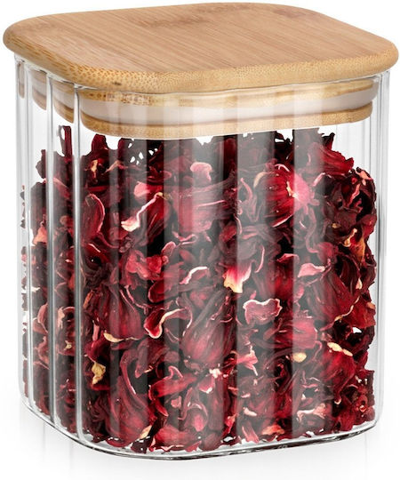 Vilde Glass Coffee Pasta Jar with Lid Transparent 750ml