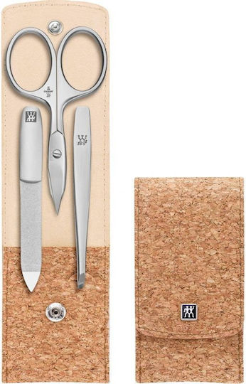 Zwilling Twinox 97690-006-3 Manicure Set – 3-piece Cork Case