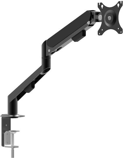 Suport Birou Pentru Tv Monitor Telescopic Cu Braț Articulat Vesa 75x75 100x100 Reglabil