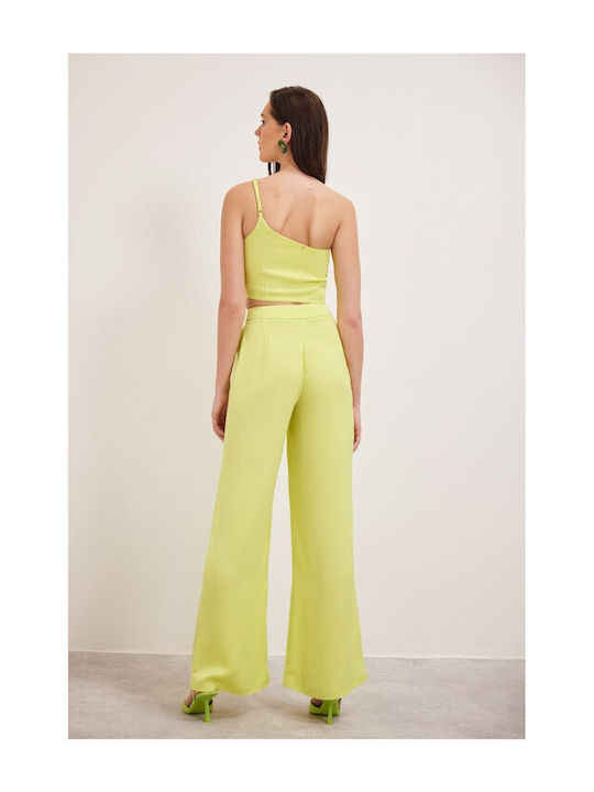 Women's Crop Top Lime