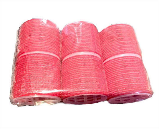 Selbstklebende Röllchen Rote Große 6er Packung 70mm